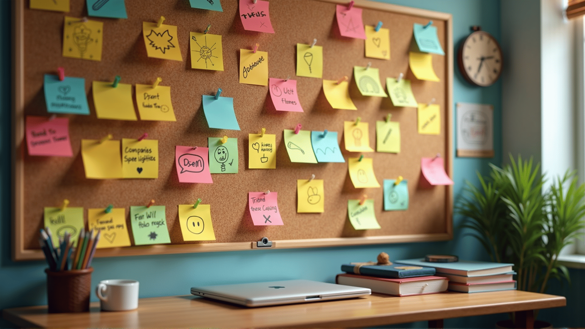 Sticky notes with feedback